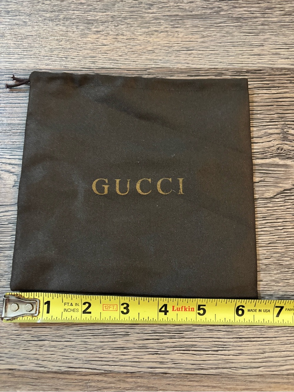 Gucci Brown Dust Bag — Luxury Protective Pouch